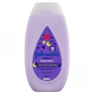 Johnson's Bedtime Baby Lotion  Proven Routine Helps Baby Fall asleep Faster & Sleep Longer 200 mL